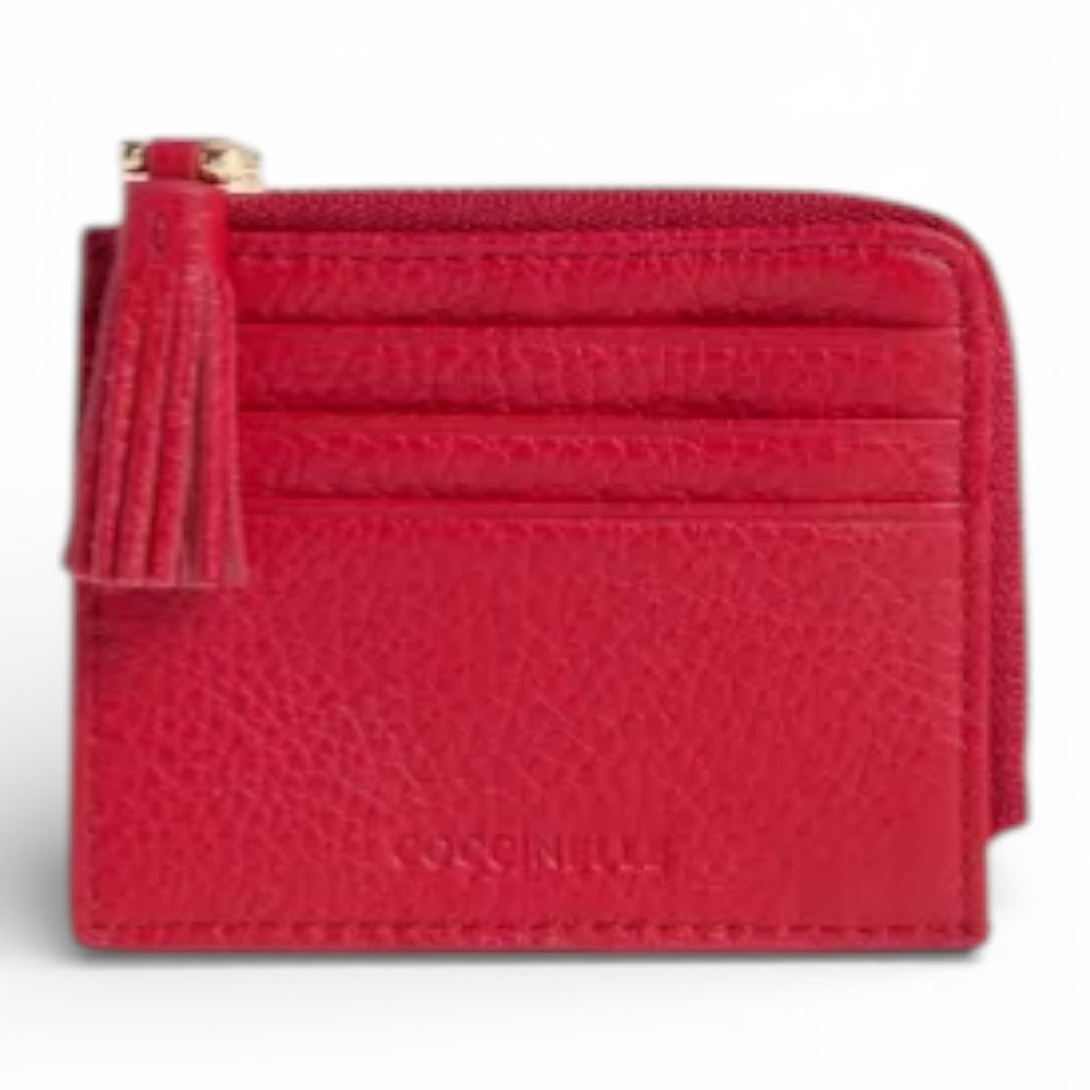 P.foglio p.carte piccolo Tassel Scarlet Coccinelle 