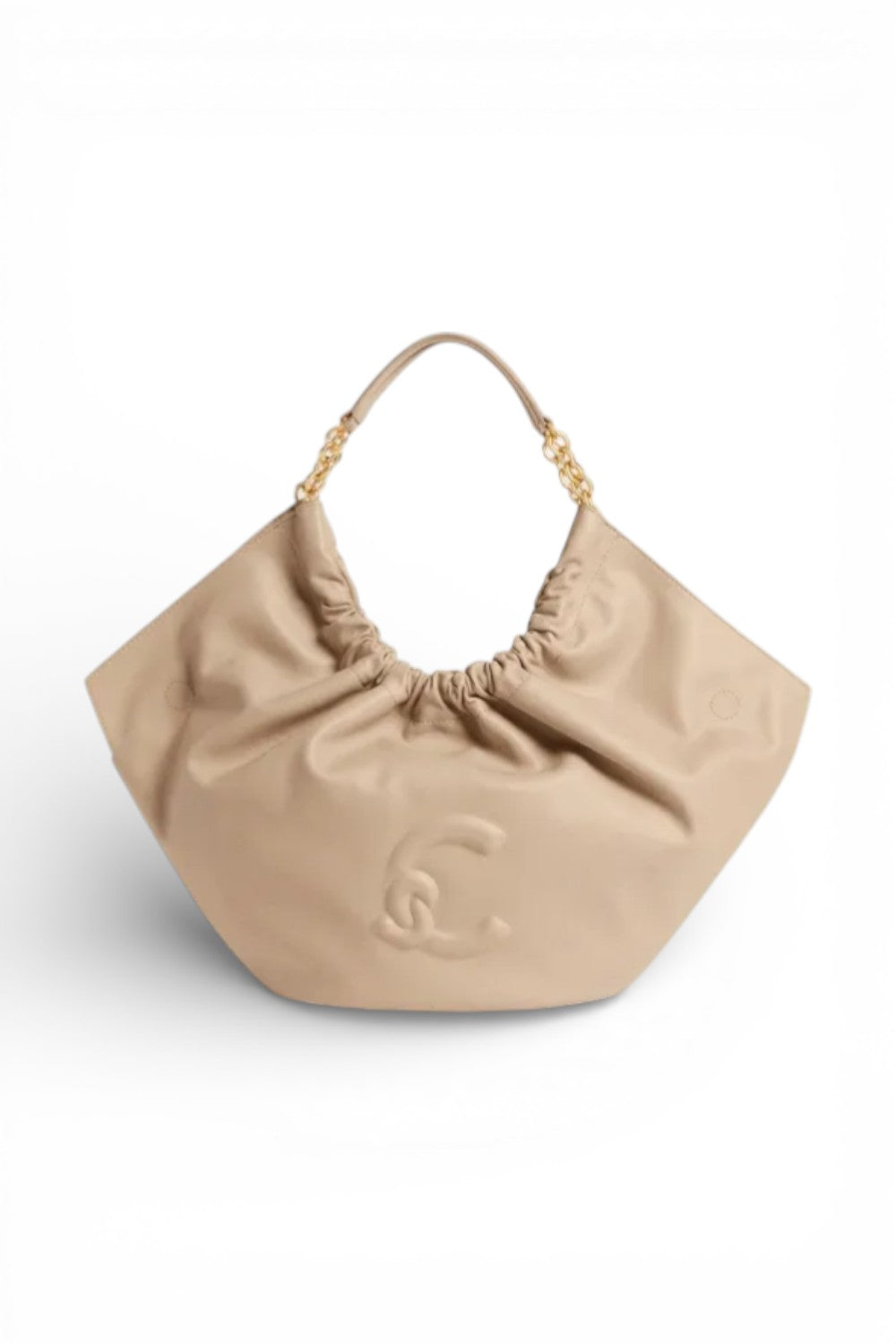 Borsa Smash medium chain pelle sand Coccinelle 