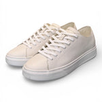Sneaker pelle martellata bianca XL Crime London 