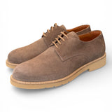 Allacciato camoscio taupe micro Exton 