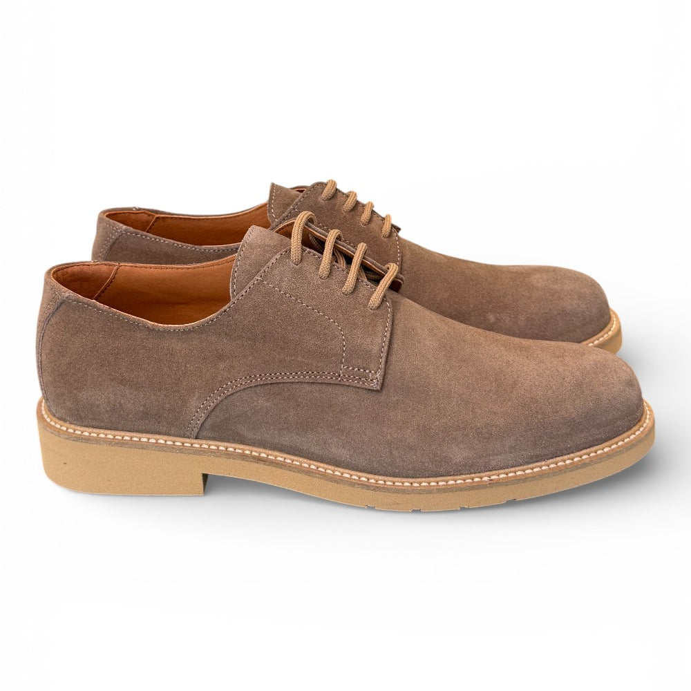 Allacciato camoscio taupe micro Exton 