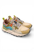 Women's Yamano 3 1E94 cream green Flower Mountain sneakers