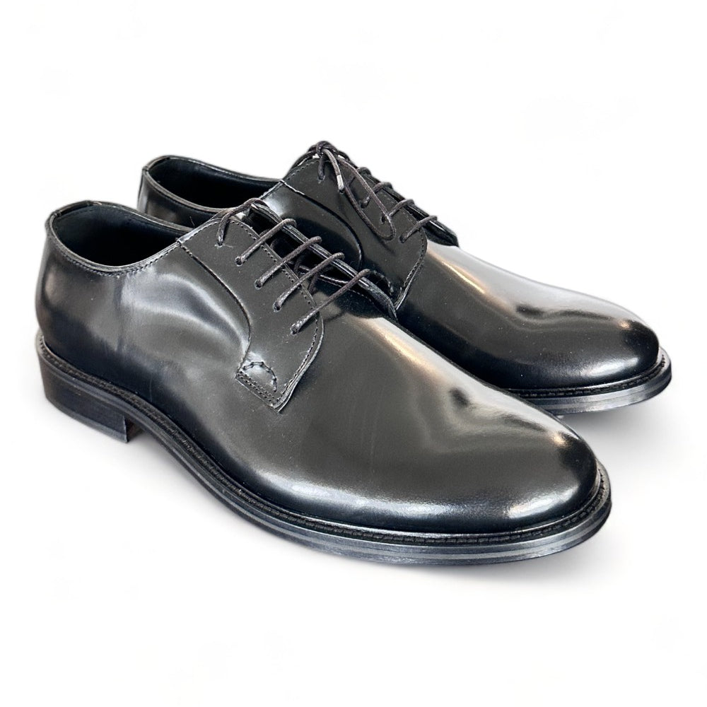 Scarpa uomo derby liscio spazzolato Franco Fedele 