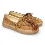 Scarpa barca suede cuoio Gioplus 