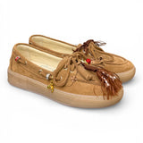 Scarpa barca suede cuoio Gioplus 