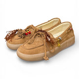 Scarpa barca suede cuoio Gioplus 