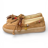 Scarpa barca suede cuoio Gioplus 