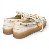 Scarpa barca nappa latte Gioplus 