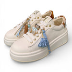 Sneaker Gioplus Oliva latte mucca charms<BR/> 