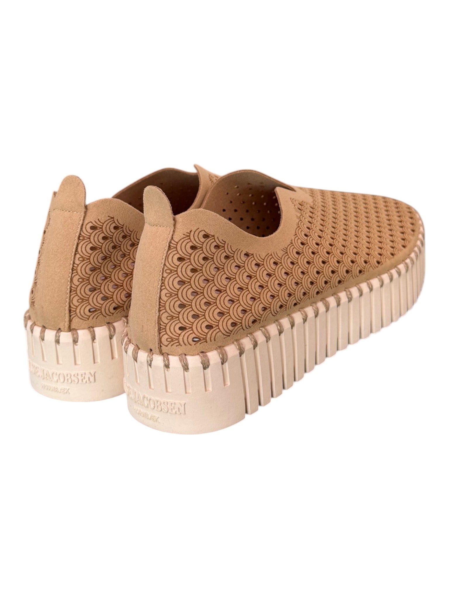 Scarpa traforata platform beige Ilse Jacobsen<BR/> 