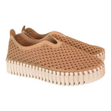Scarpa traforata platform beige Ilse Jacobsen<BR/> 