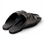 Sabot nodo pelle nera JVAM<BR/> 