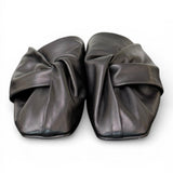Sabot nodo pelle nera JVAM<BR/> 