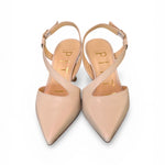 Slingback trasversale pelle osso Matteo Pitti 