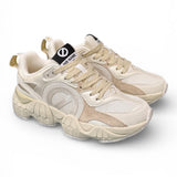 Sneaker No Name Krazee runner bianca beige<BR/> 