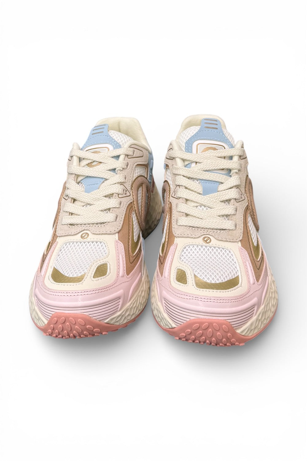 Sneaker donna No Name Carter 2.0 white pink sky gold 