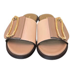 Ciabatta fibbia beige latte Noa Harmon 