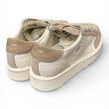 Allacciato uomo Panchic P01 pelle e camoscio bianco beige 