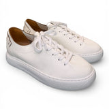 Sneaker pelle bianca taglio vivo Pawelks<BR/> <BR/> 