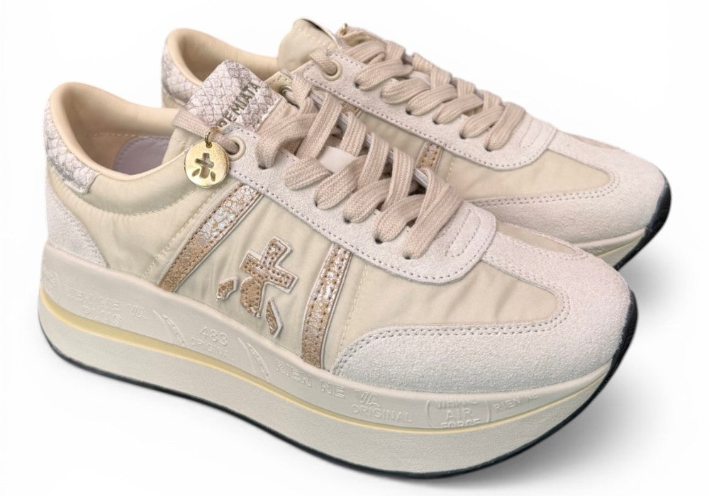 Sneaker donna Bethcoin 8145 Premiata latte 
