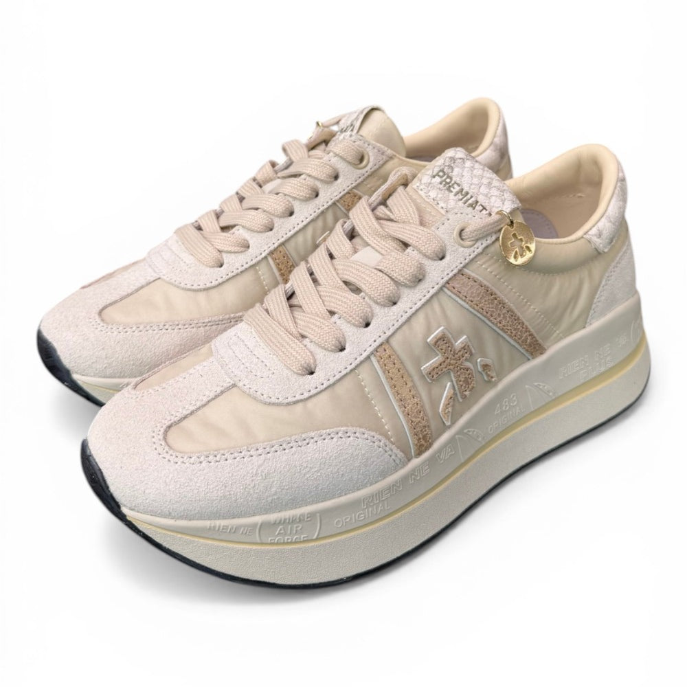 Sneaker donna Bethcoin 8145 Premiata latte 