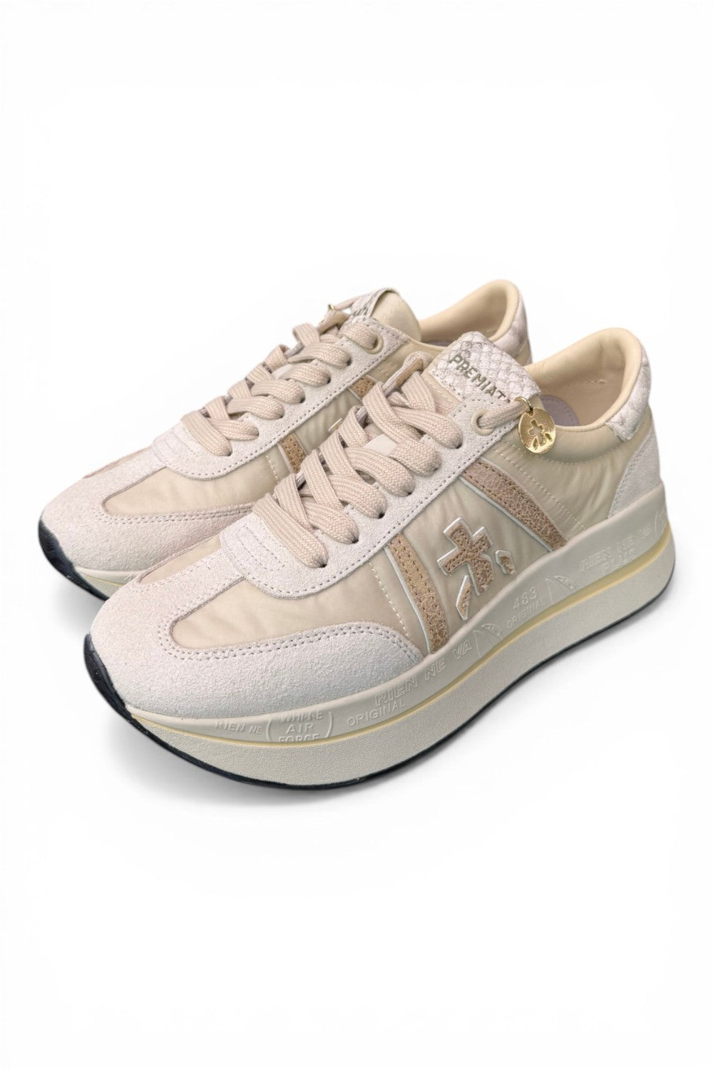 Sneaker donna Bethcoin 8145 Premiata latte 