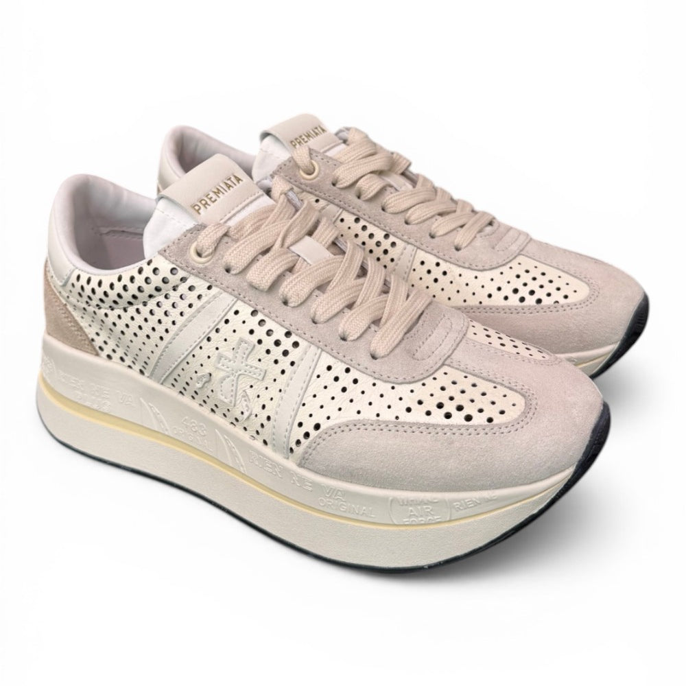 Sneaker donna Bethcoin 8171 Premiata fori latte 