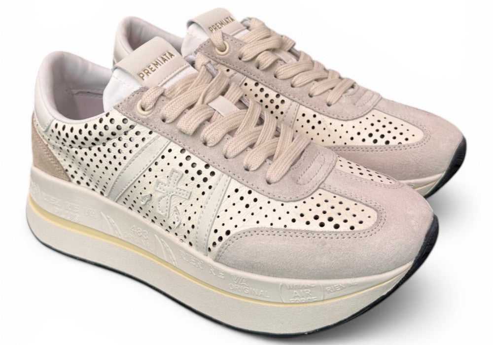 Sneaker donna Bethcoin 8171 Premiata fori latte 