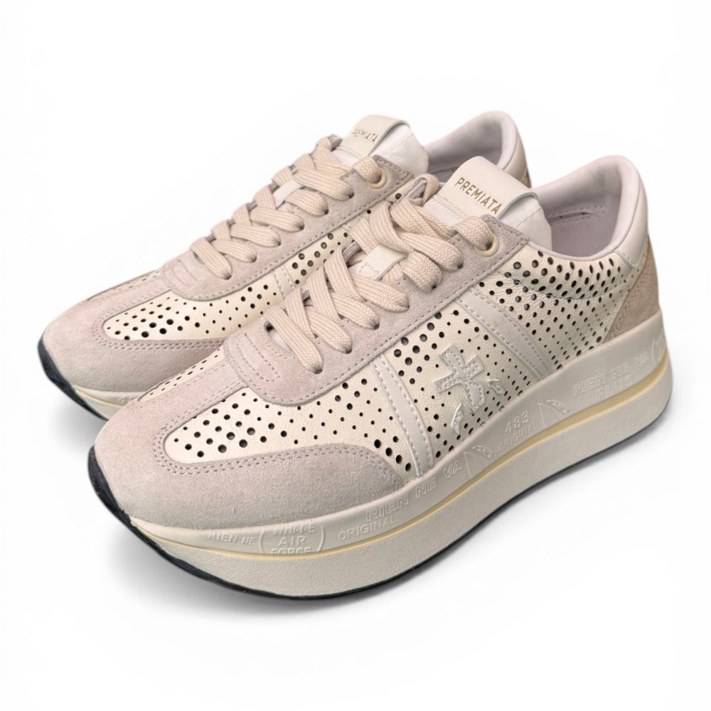 Sneaker donna Bethcoin 8171 Premiata fori latte 