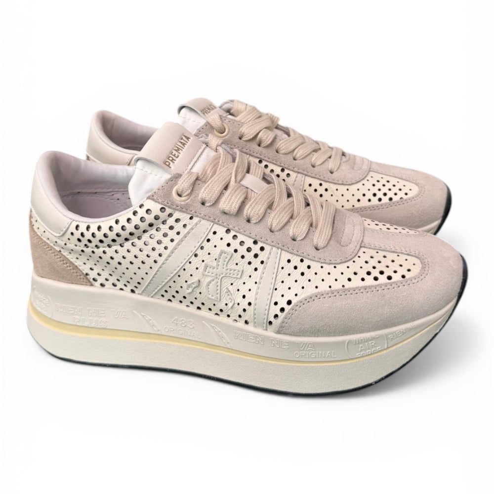 Sneaker donna Bethcoin 8171 Premiata fori latte 