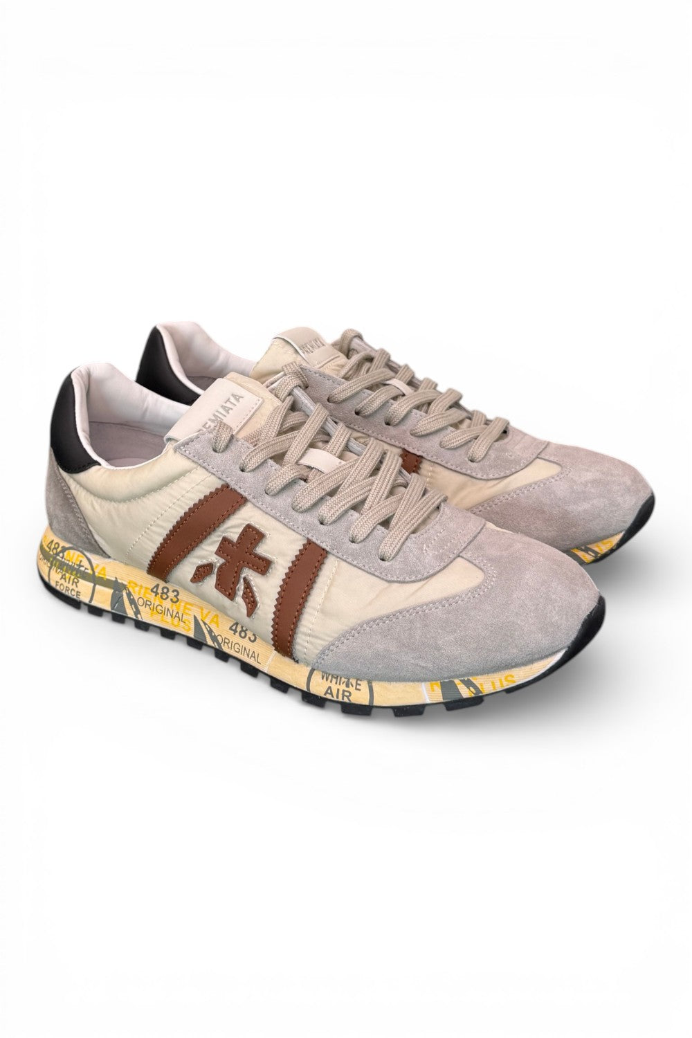 Sneaker uomo Lucy 8189 beige marrone 