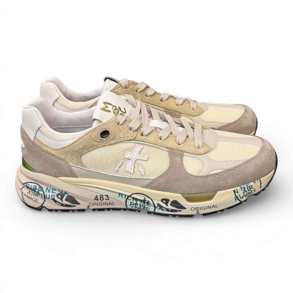 Sneaker uomo Mase 8018 Premiata beige grigio 