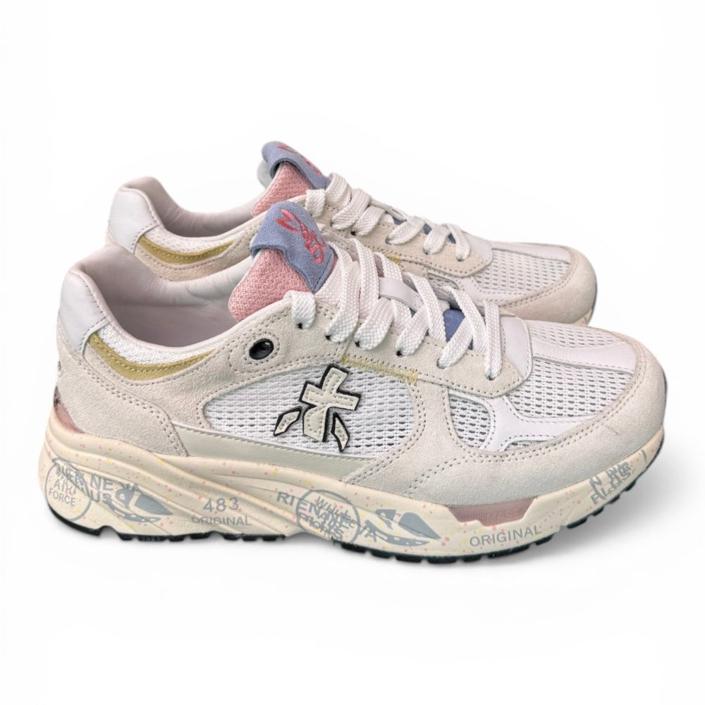 Sneaker donna Mased 8206 Premiata forata bianca 