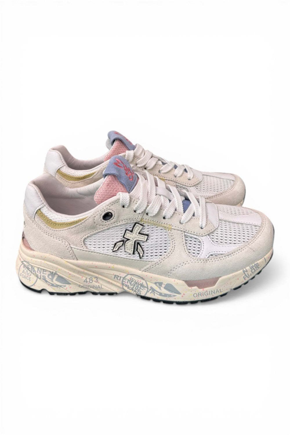 Sneaker donna Mased 8206 Premiata forata bianca 