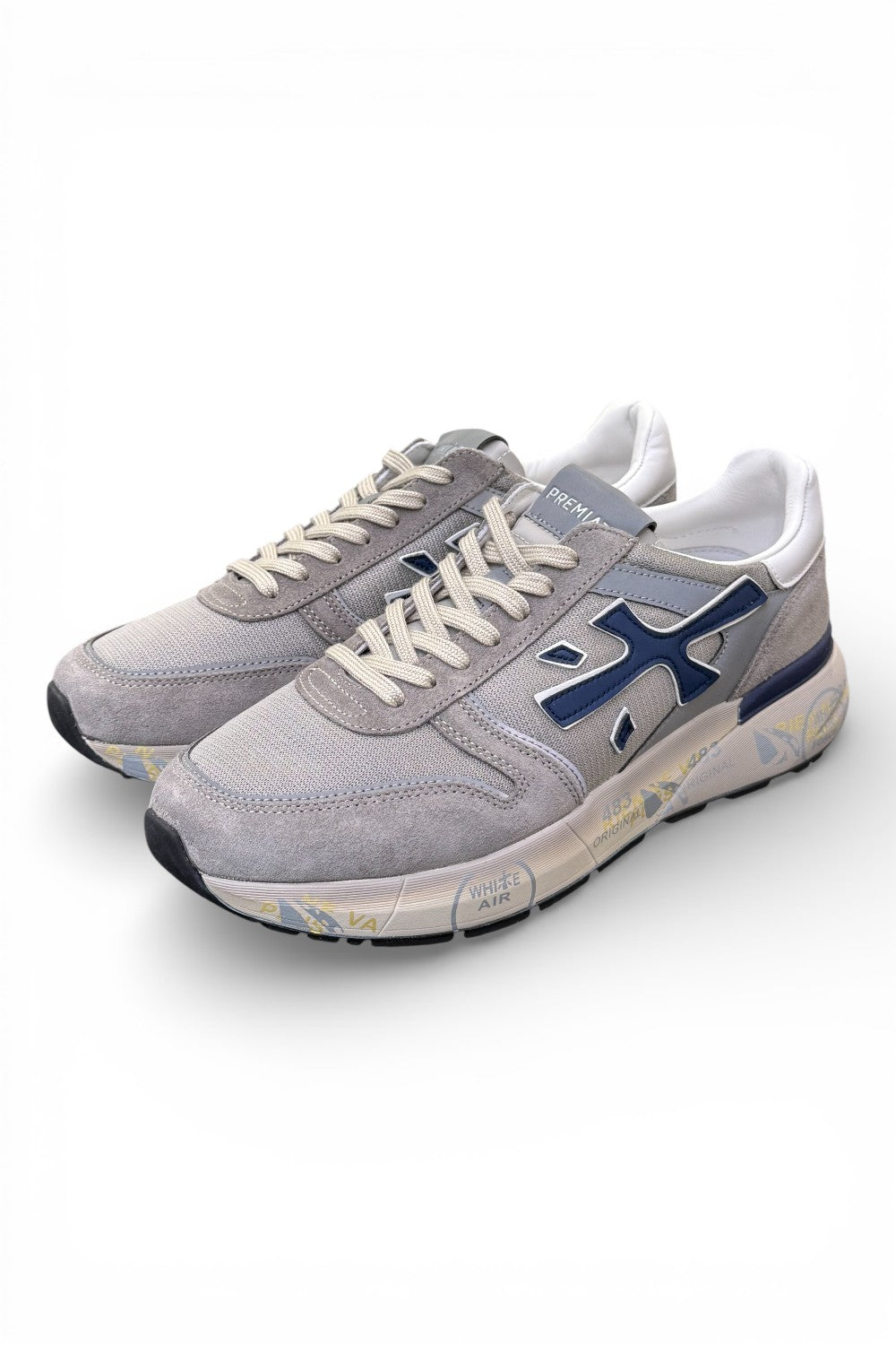 Sneaker uomo Mick 8001 Premiata grigio/blu 