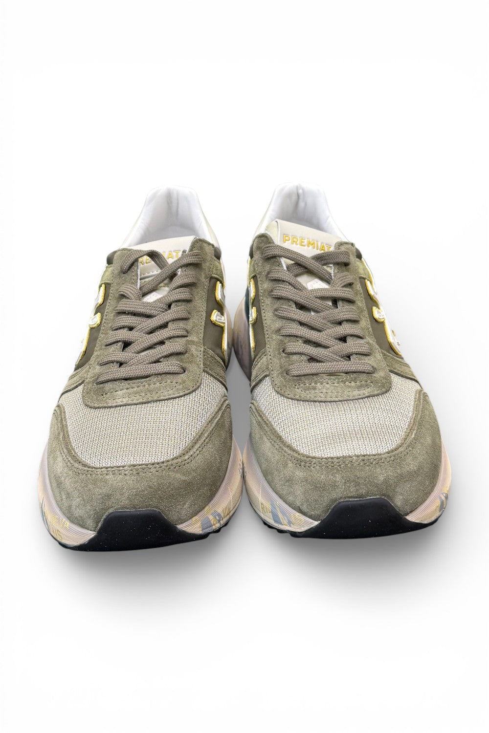 Sneaker uomo Mick 8086 Premiata verde grigio 
