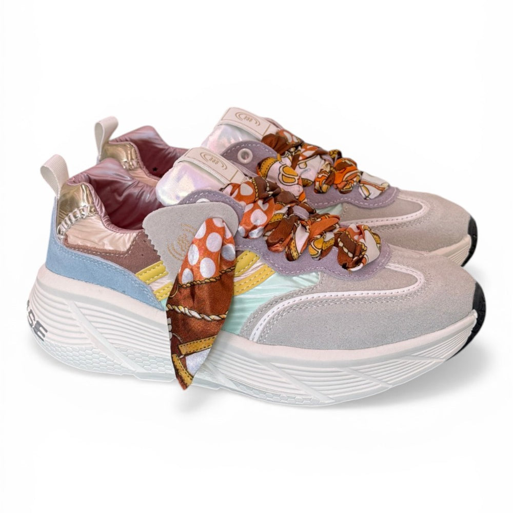 Sneaker run foulard multicolor Primabase<BR/> 