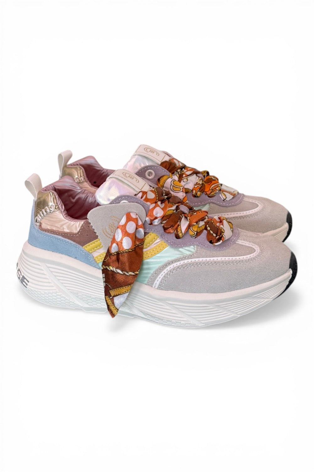Sneaker run foulard multicolor Primabase<BR/> 