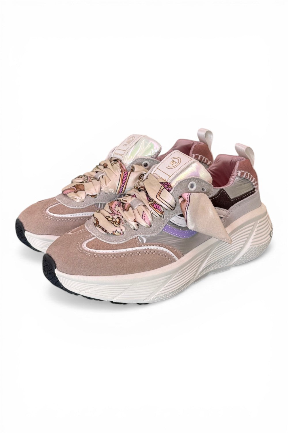 Sneaker run foulard cipria Primabase<BR/> 
