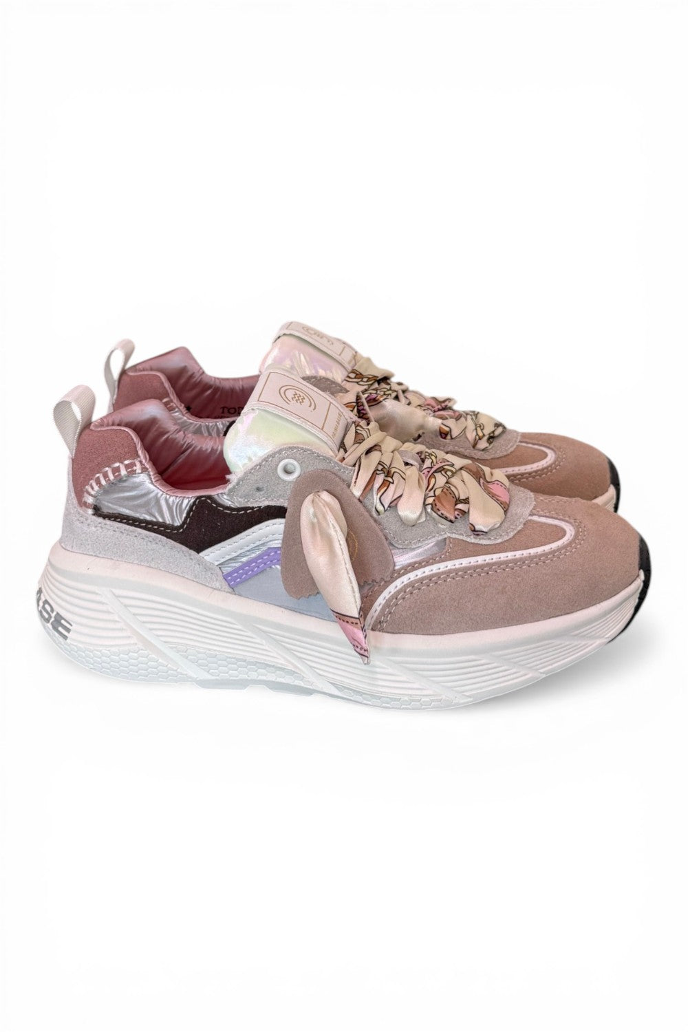 Sneaker run foulard cipria Primabase<BR/> 