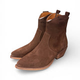 Stivaletto texano corto suede testa di moro Ranye<BR/> 