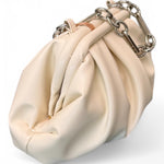 Pochette piccola pouf Scarlet latte 