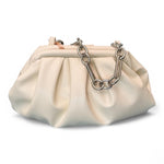 Pochette piccola pouf Scarlet latte 