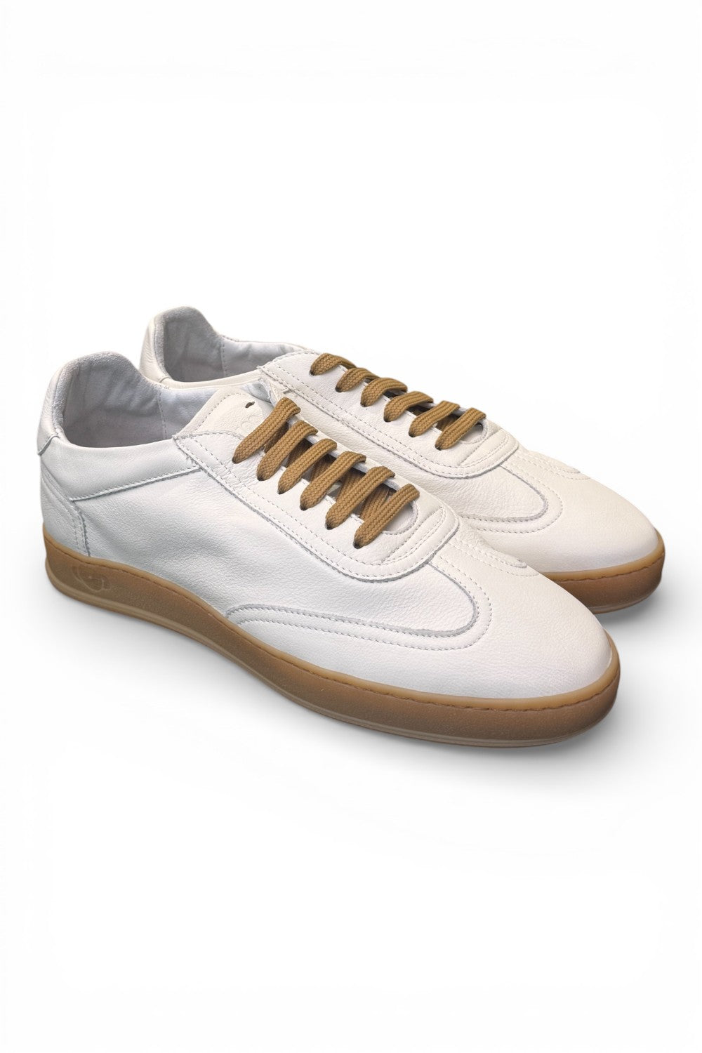 Sneaker uomo Soldini 80 Akira pelle vieste bianca 