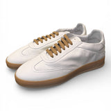 Sneaker uomo Soldini 80 Akira pelle vieste bianca 