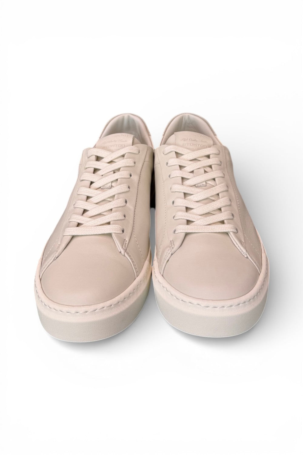 Sneaker uomo pelle panna Stokton<BR/> 