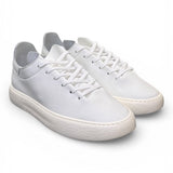 Sneaker uomo pelle bianca taglio vivo Stokton<BR/> 