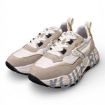 Sneaker donna Voile Blanche Club 105 bianca oro 1N03 