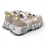 Sneaker donna Voile Blanche Club 105 bianca oro 1N03 