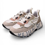 Sneaker donna Voile Blanche Club 105 bianca beige rosa 1N61 